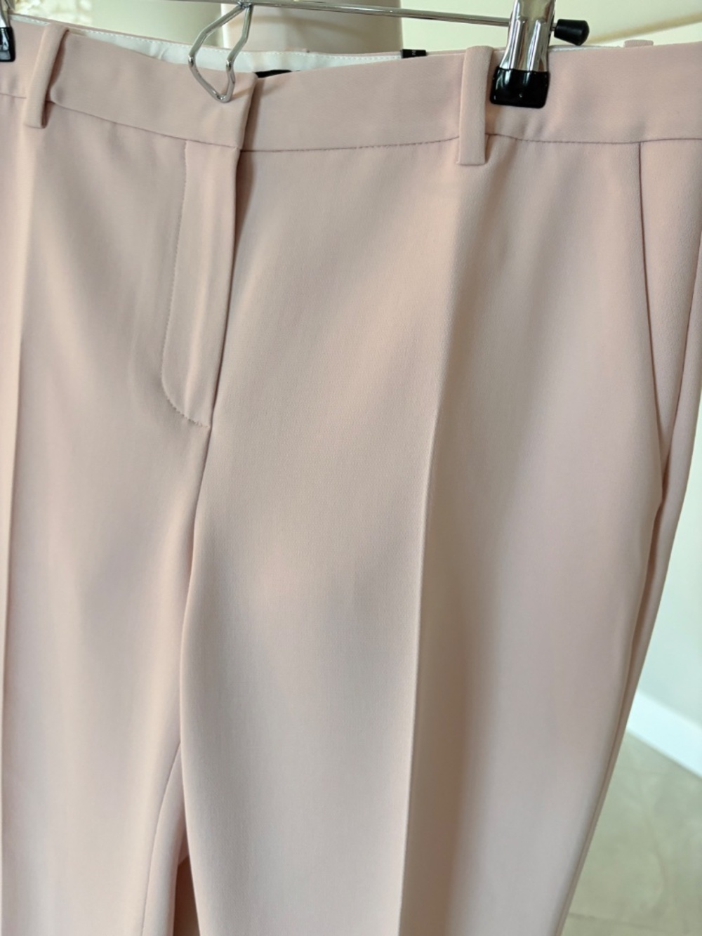 NWT Theory Treeca Pink Salt Admiral Crepe Pants - Picture 2 of 5